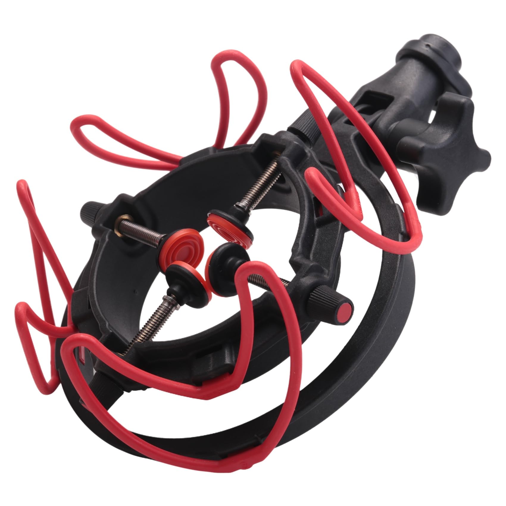 Universal Microphone Shock Mount Adjustable Microphone Stand, Fits All Microphones from 18mm to 57mm