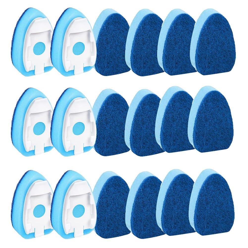 CTRLZS Dish Wand Refills Sponge Heads, Non Scratch Heavy Duty Replacement Heads with Soap Dispensing Scrubbers 18pcs