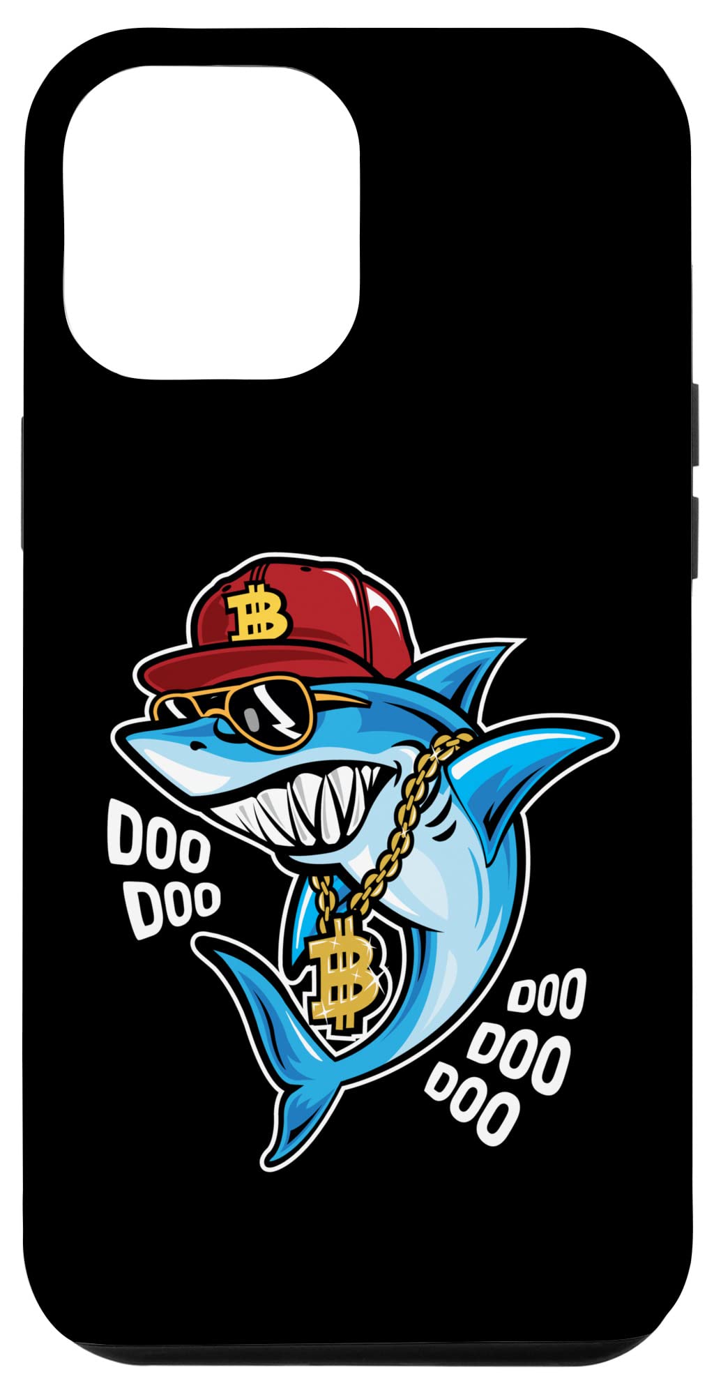 Amazon.com: Funny Bitcoin Millionaire Shark Cartoon Graphic Gift Case for  iPhone 12 Pro Max : Cell Phones & Accessories