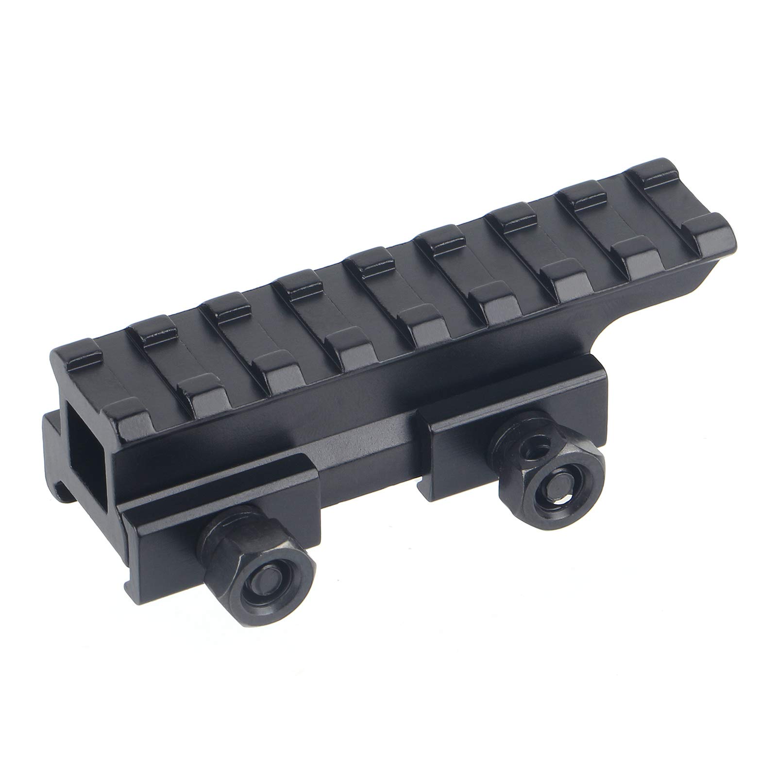 Picatinny Rail 8 Slot alzate in Lega di Alluminio in Lega di Alluminio tattico Rail per Fucili Firmly in Posizione con 2 Viti M4 e Dadi