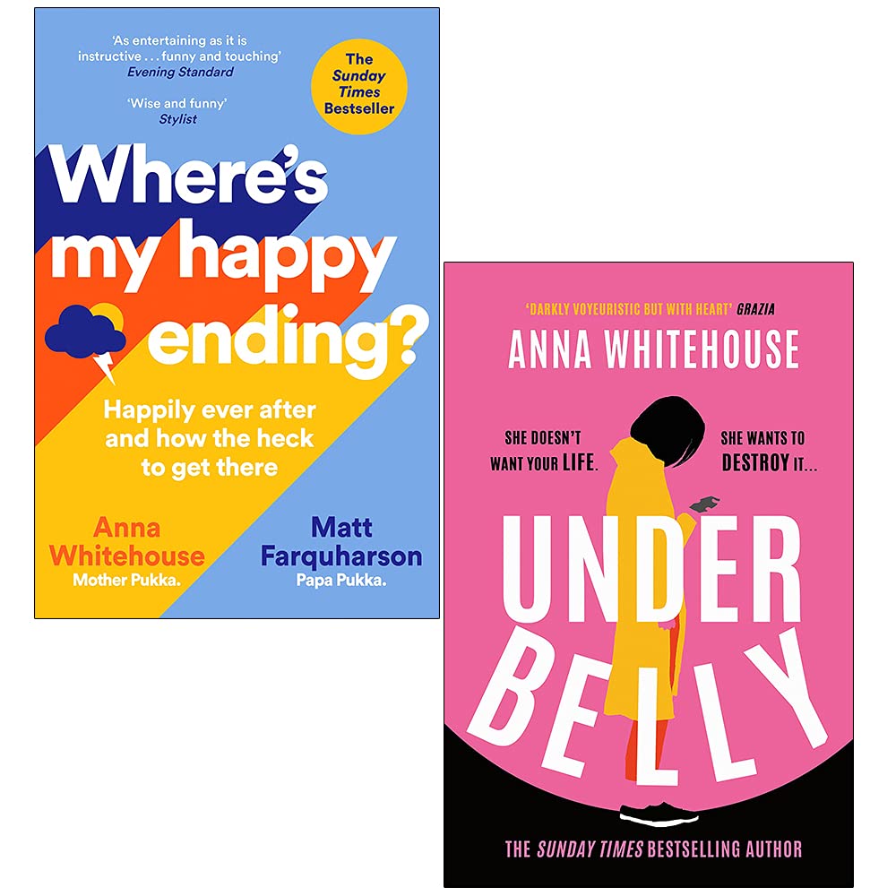 Anna Whitehouse Collection 2 Books Set (Where's My Happy Ending, [Hardcover] Underbelly)