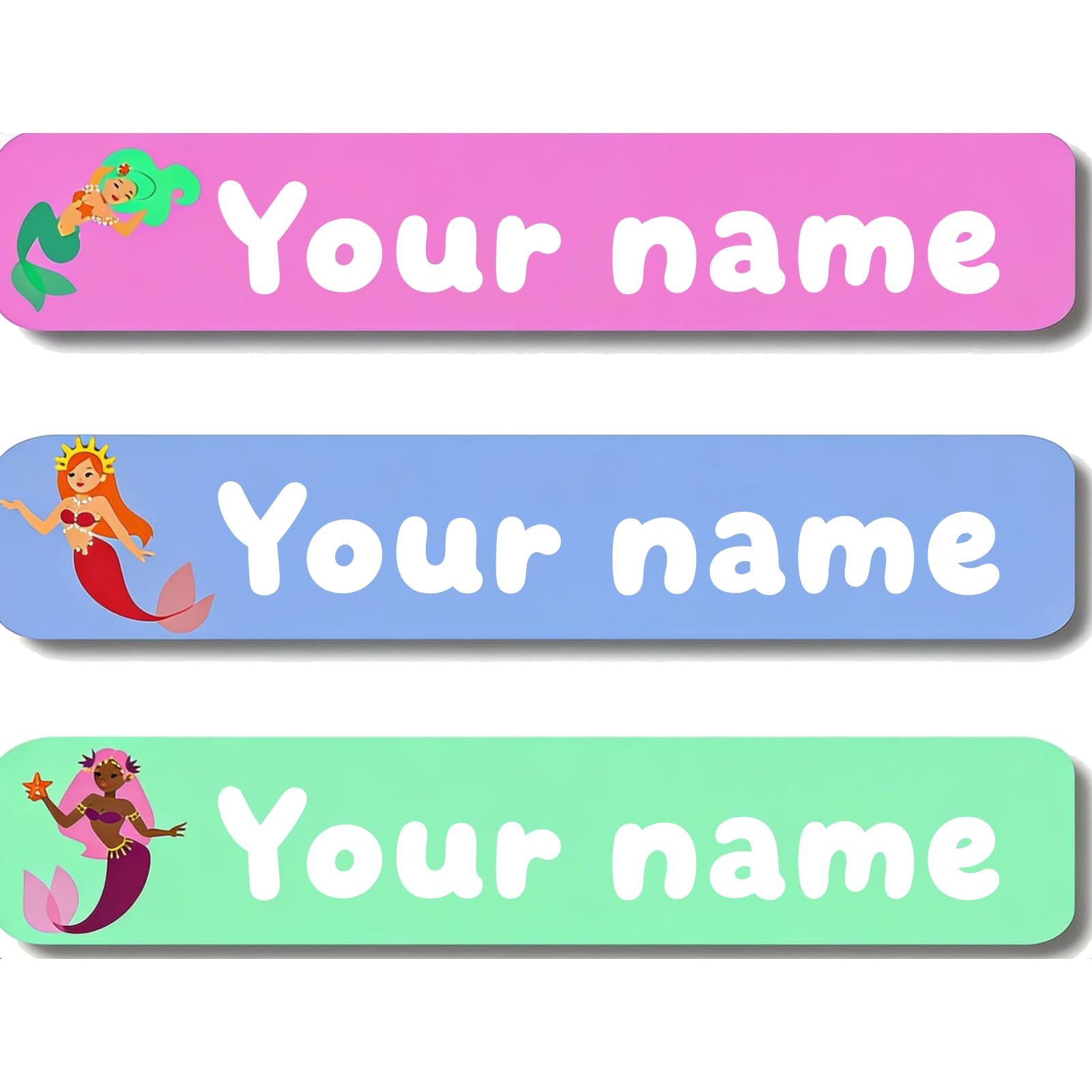 Personalized Waterproof Name Stickers for Kids, Washable Clothing Labels, Durable Name Tags for School, Kindergarten, Lunch Boxes, Books, Toys – Ideal Back to School（Manatee）