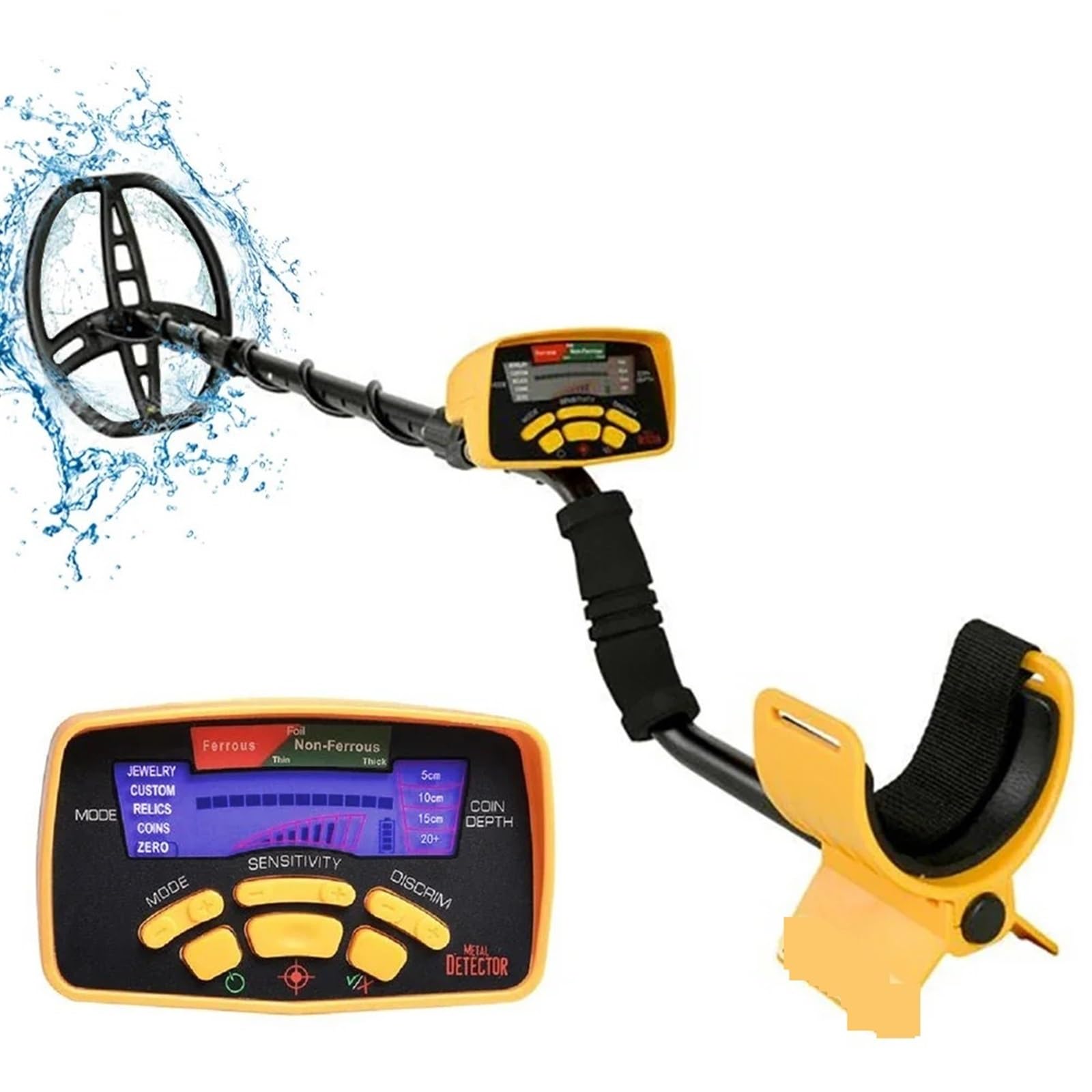 JVDDI High Sensitivity Metal Detector Gold Digger Professional Treasure Detecting Equipment