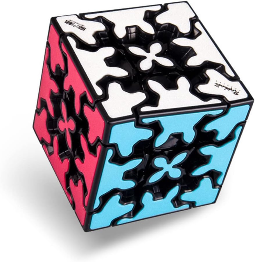 3×3 Gear Cube Three-Dimensional Gear Structure Brain Teaser Puzzle Cube Collection for Kids Suitable for Brain Development Puzzle Games Colorful