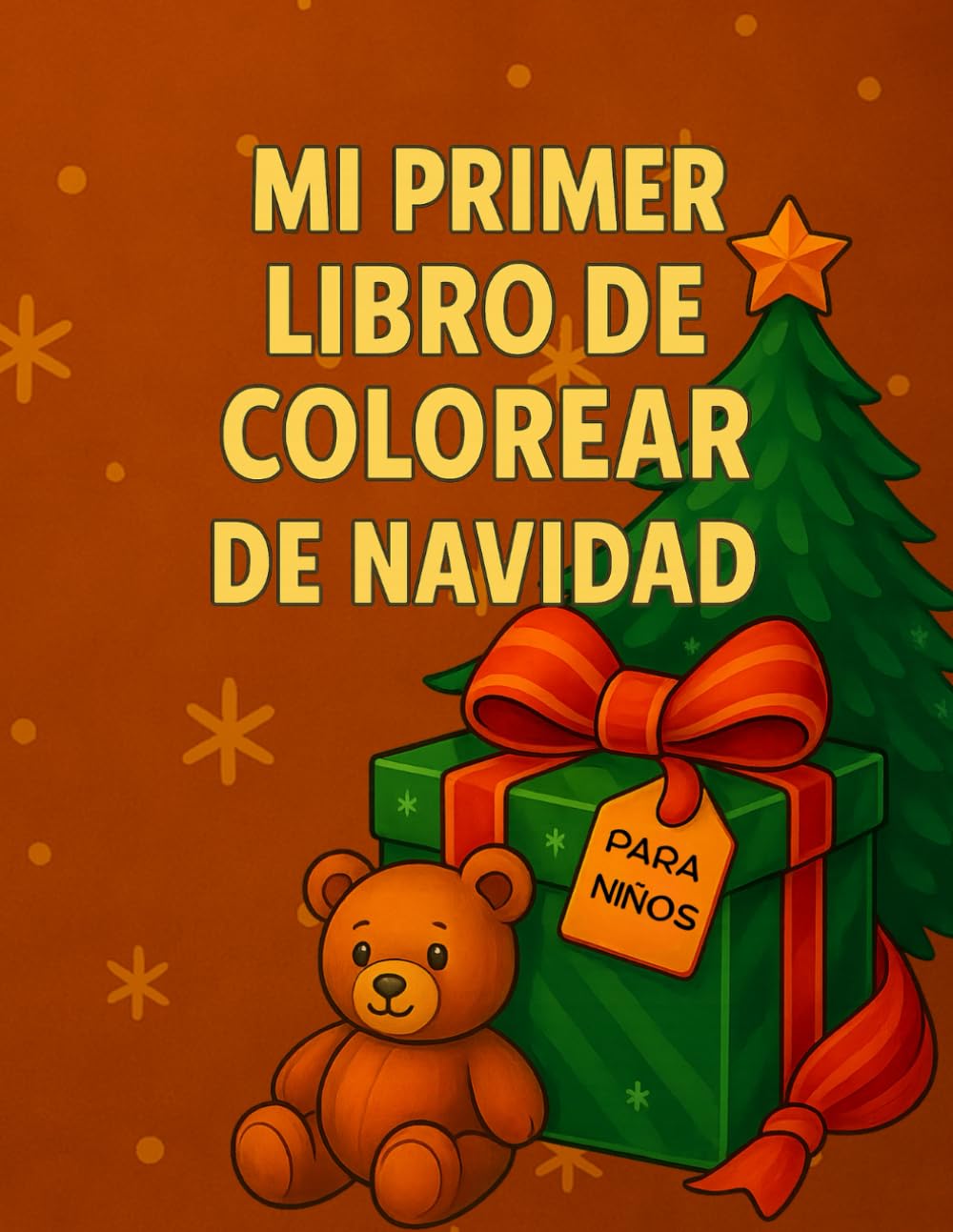 Mi Primer Libro de Colorear de Navidad: Dibujos sencillos y adorables para niños pequeños (2–4 años)