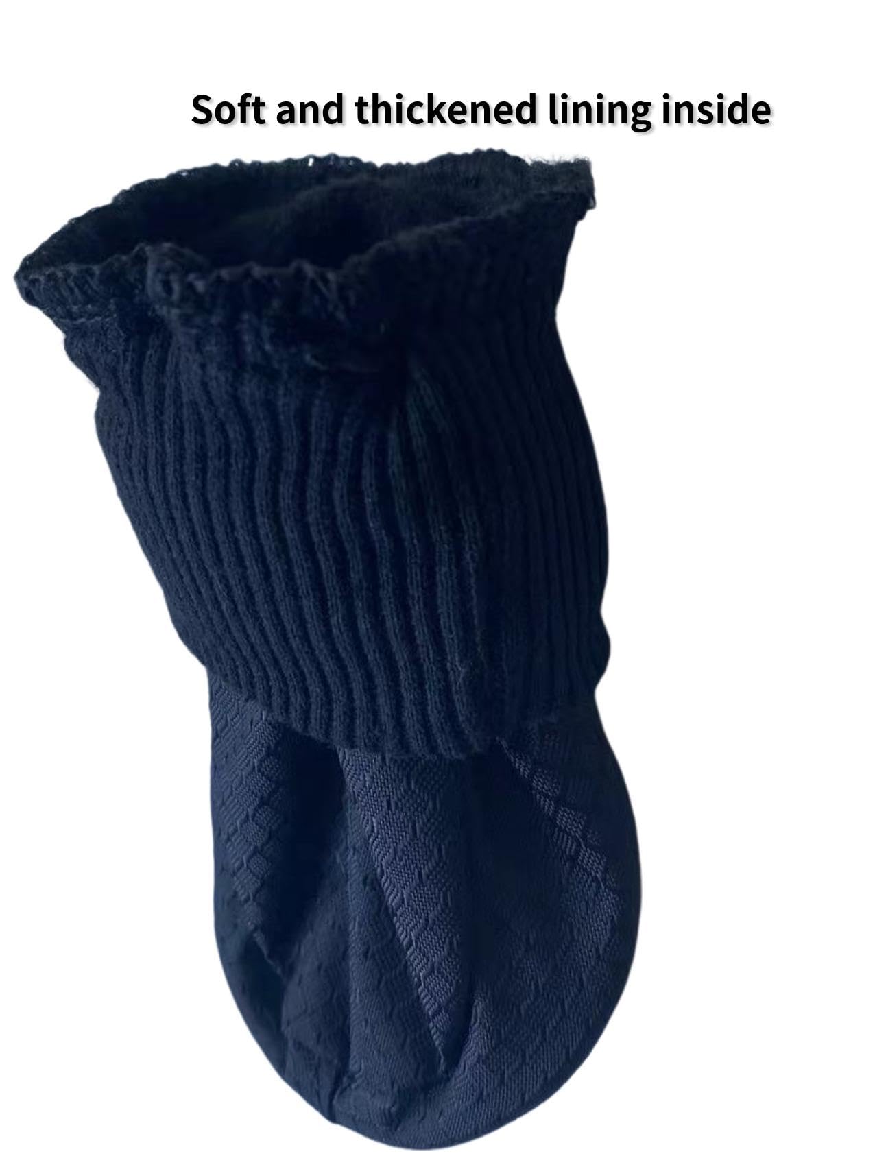 Ochraniacze łap, buty dla psów, wodoodporna, miękka podeszwa i antypoślizgowe, zestaw 4 szt., rozmiar XL