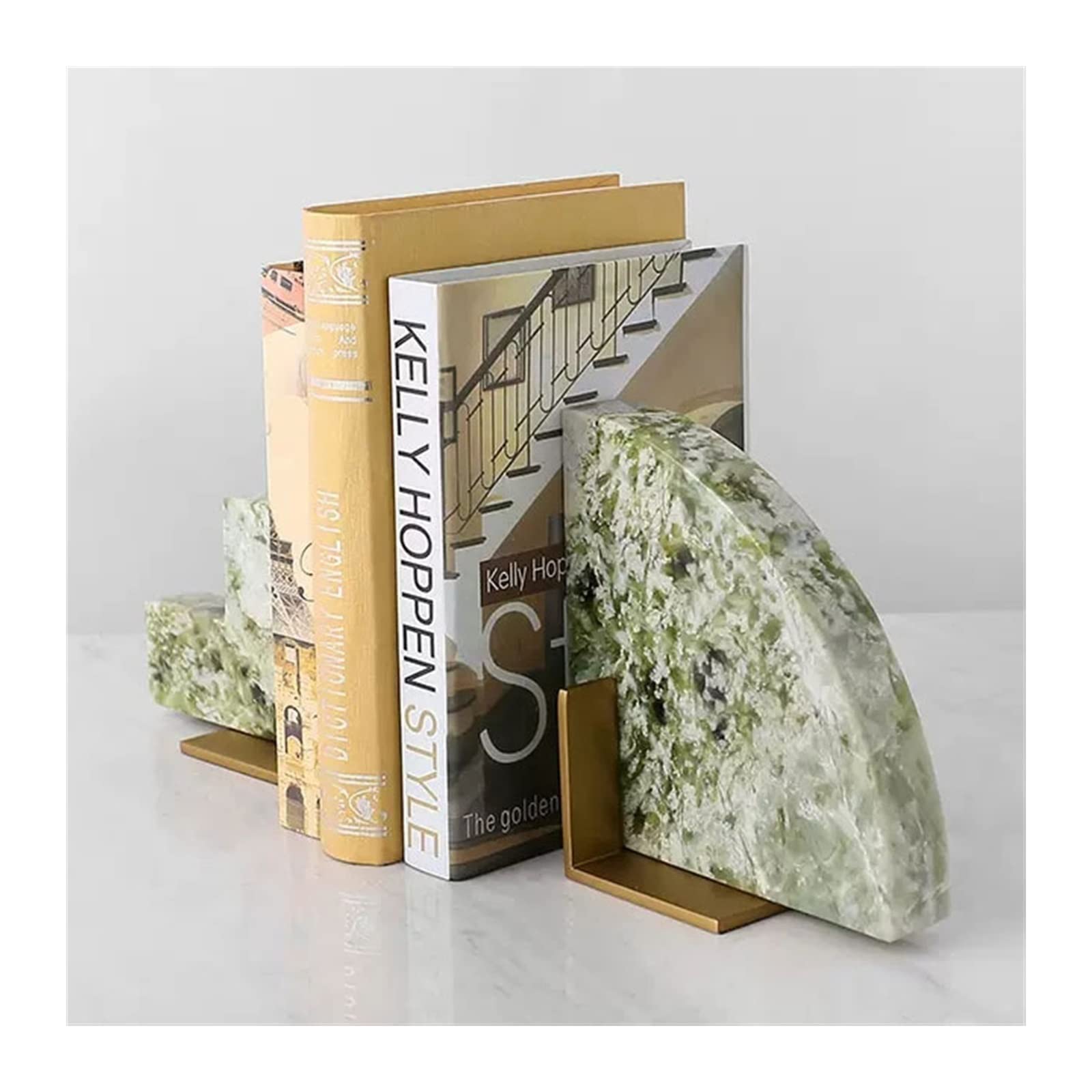 Amazon.com: GRFIT Bookend Geometric Decorative Bookends, Modern