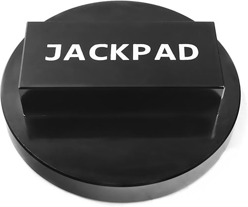 DEF Jack Pad de aluminio anodizado, negro, duradero, para BMW Mini Cooper., 1 unidad