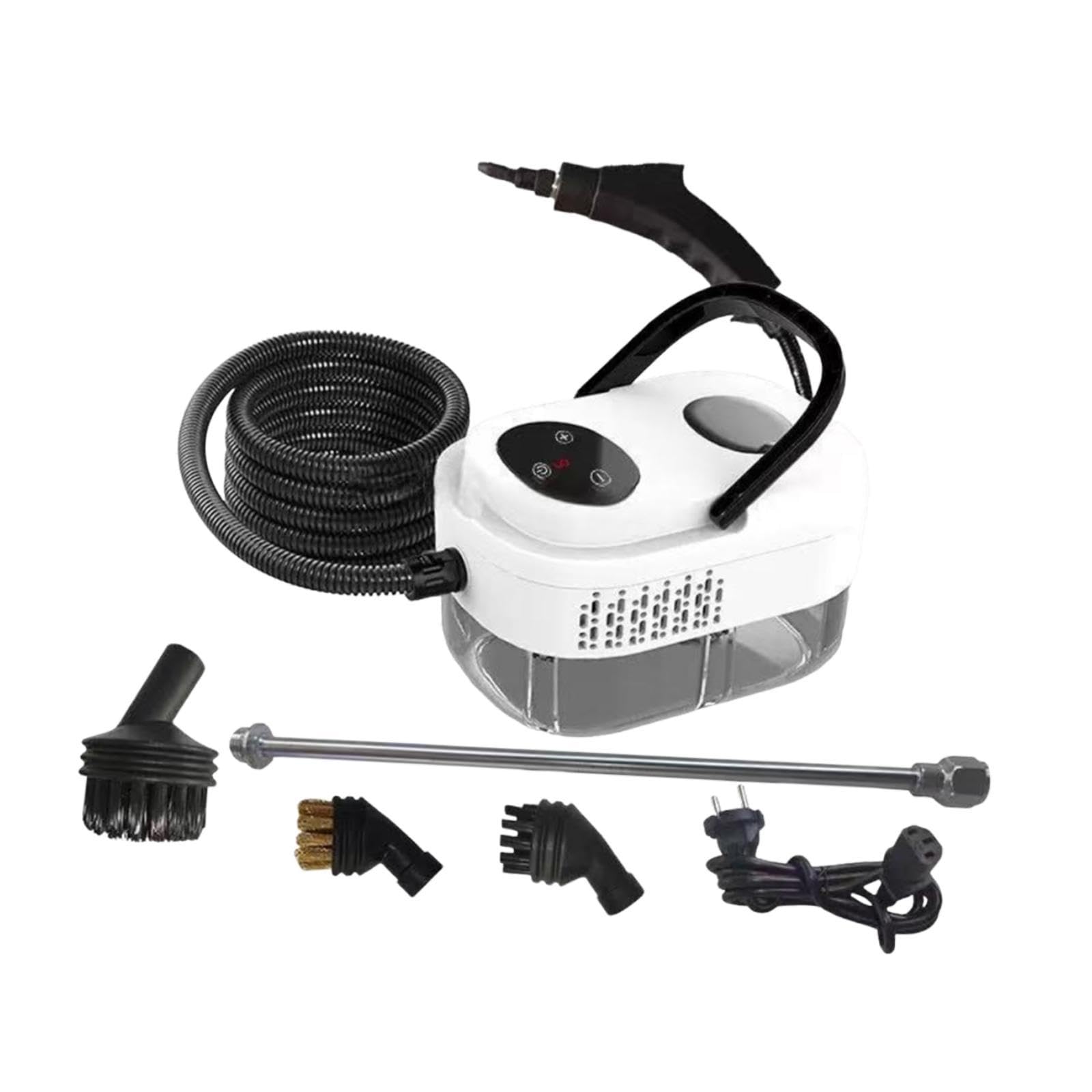 High Temperature Pressurized Steam Cleaner with Brush Heads Toilet with Tank White | Home & Garden | Household Supplies & Cleaning | Carpet Steamers-image-25