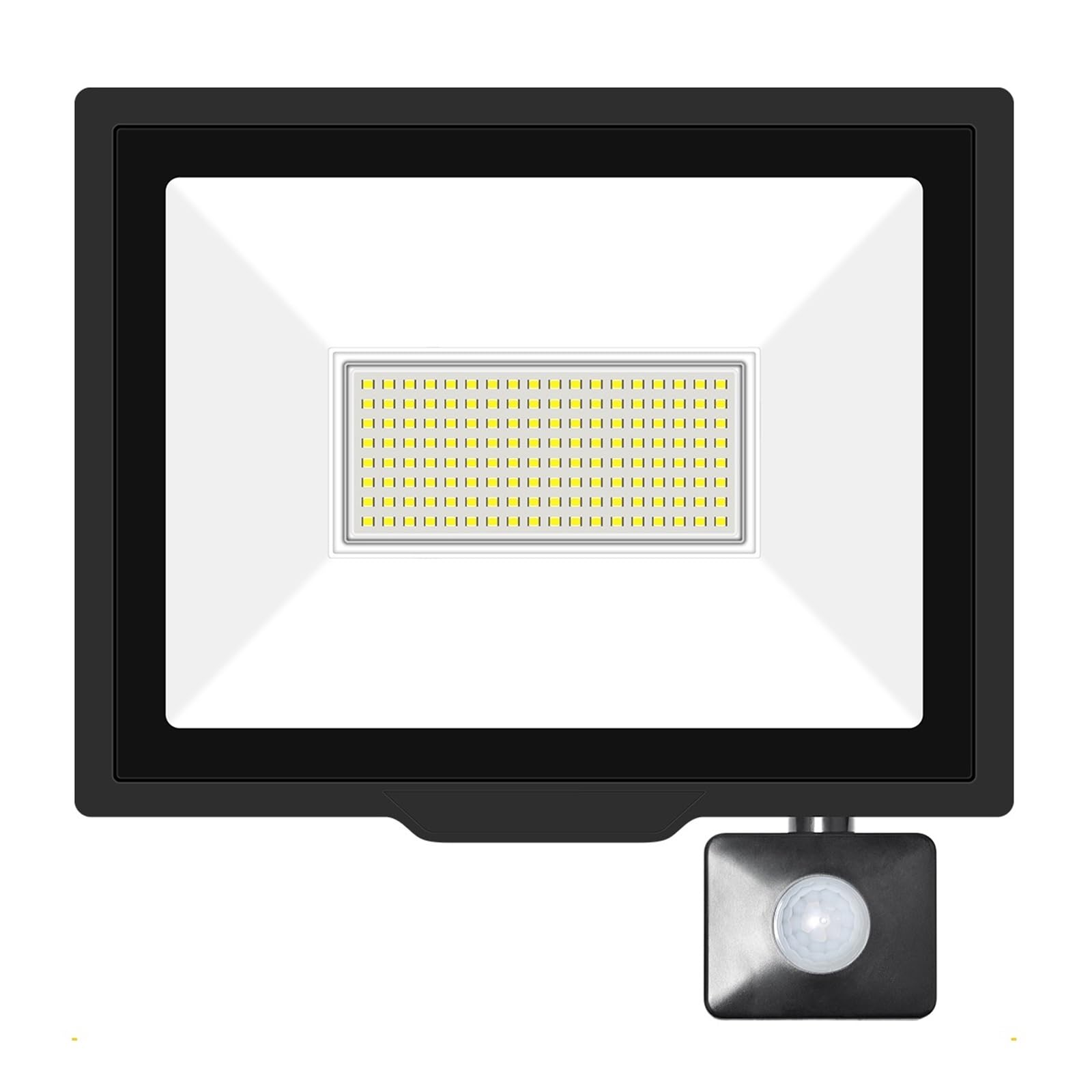 YTBHSHXZ Outdoor Lights， Induction with Adjustable PIR Sensor Floodlight Outdoor for Patio, Garden(Nature,100W)