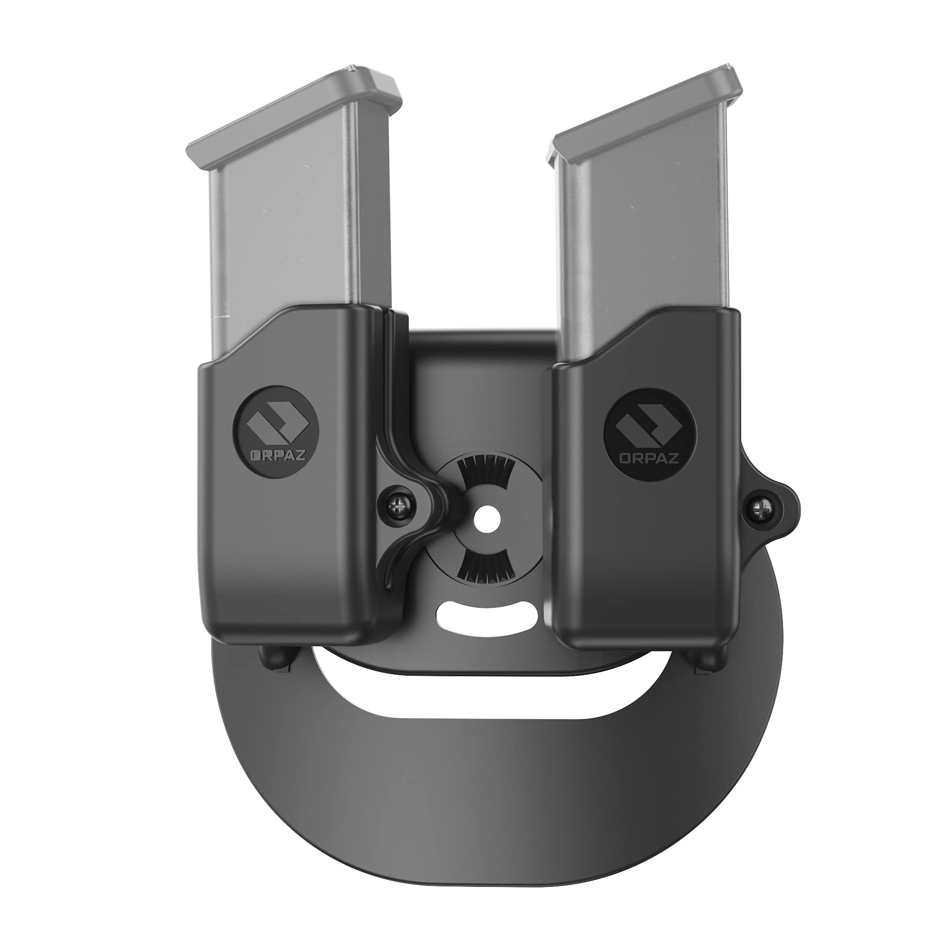 OrpazDouble Mag Pouch Compatible with Glock 43X Magazine Holster, Paddle Attachment