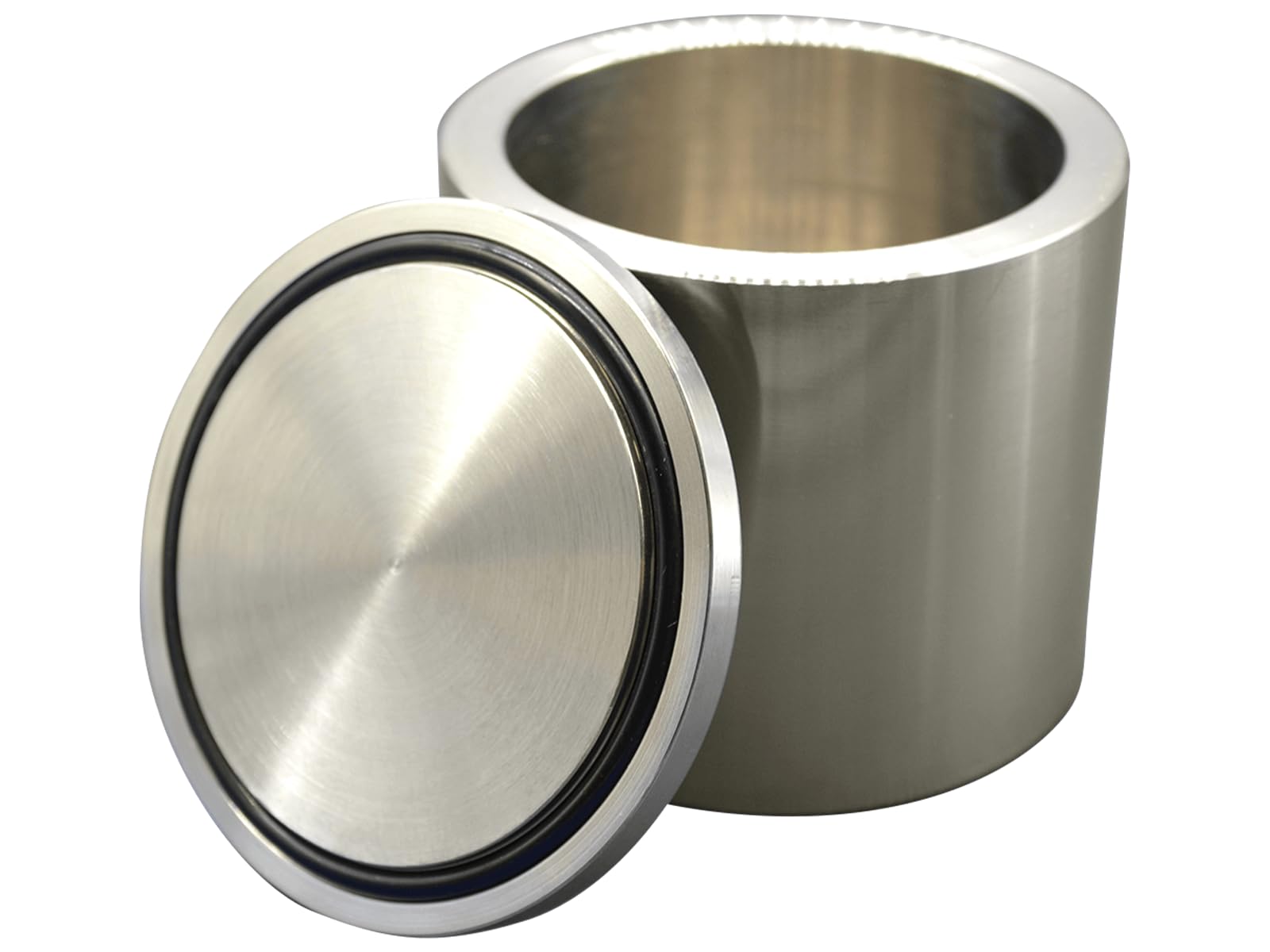 Tarro de fresado planetario de acero inoxidable de 250 ml con medios - Grado 304, 1 unidad