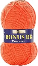 Hayfield Bonus DK Double Knitting, Bright Orange (981), 100g by Sirdar