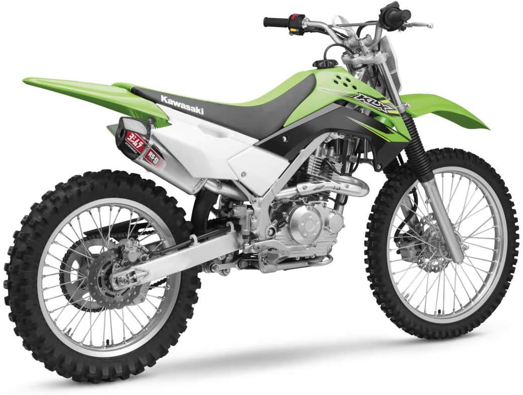 YoshimuraRS-9 Works Finish Complete Exhaust with Stainless Header (Enduro/Stainless/Aluminum/Carbon Fiber) for 11-21 Kawasaki KLX140L