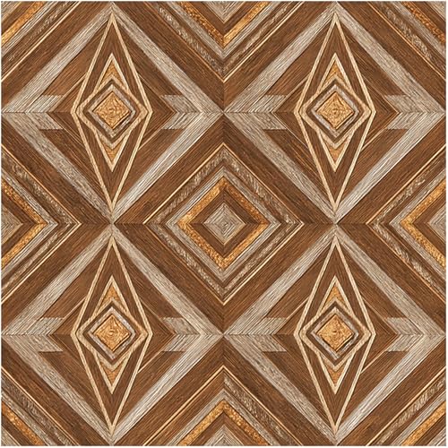 Nuxovilar Suelo de vinilo para despegar y pegar, patrón geométrico de parquet de madera de 12 x 12 pulgadas, suelo autoadhesivo (10 piezas)