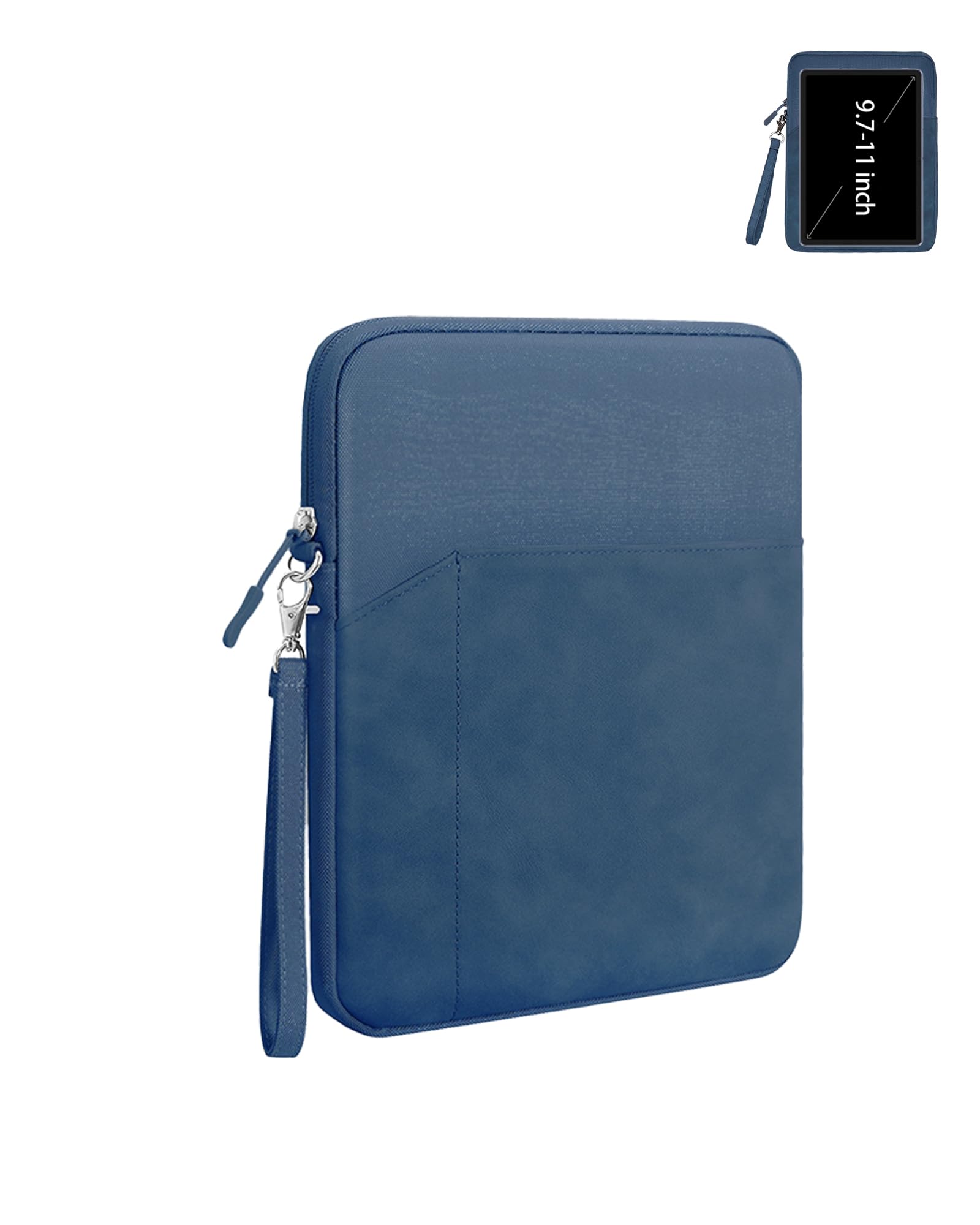 Funda para tablet de 10 a 11 pulgadas azul con protección de 360° para ipad 8