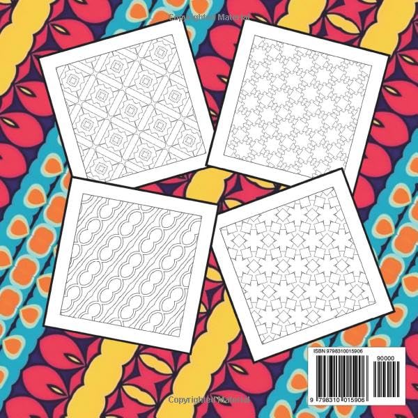 Simply Amazing Patterns: Adult Coloring Book image 3