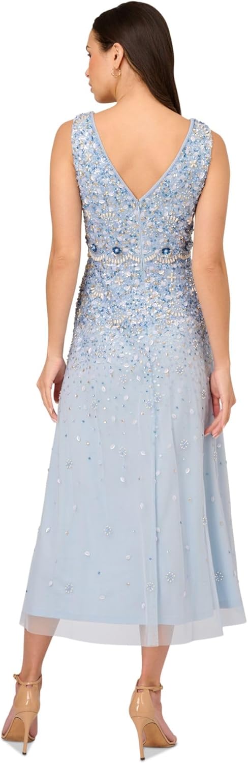 Adrianna Papell Women's Beaded Ankle Dress