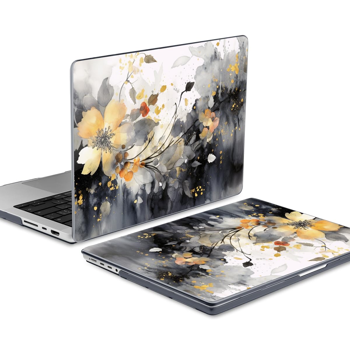 DONGKE Hard Shell Case For M3/M2/M1 MacBook Pro 16" (2021-2024) - Composition Book Design With Keyboard Cover - View #8