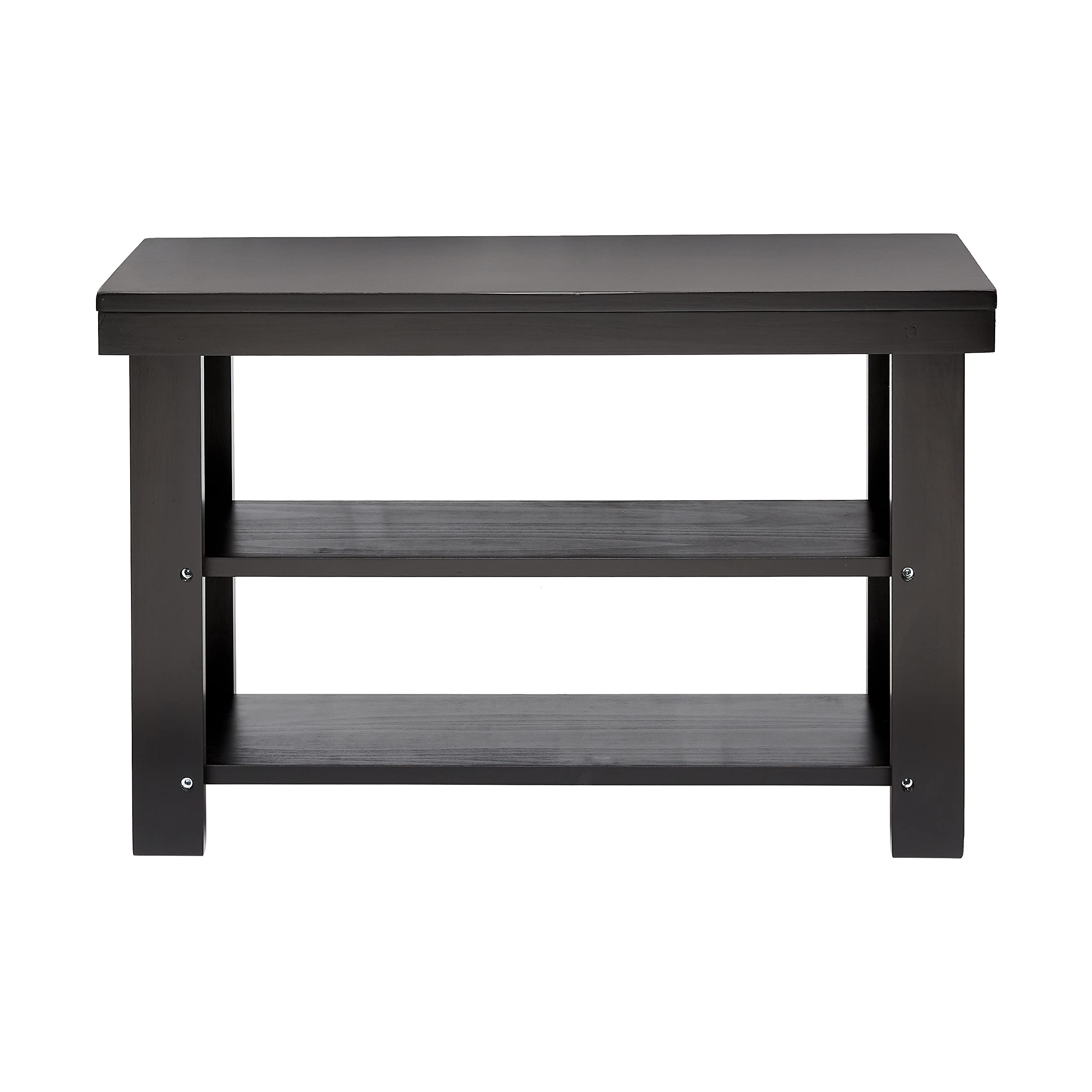 Photo 1 of Amazon Basics Shoe Rack Bench - Black