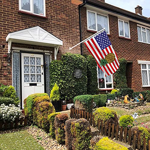 3X5Ft Pineapple American Flag With Canvas Header And Brass Grommets For Outdoor Decor #TOP3