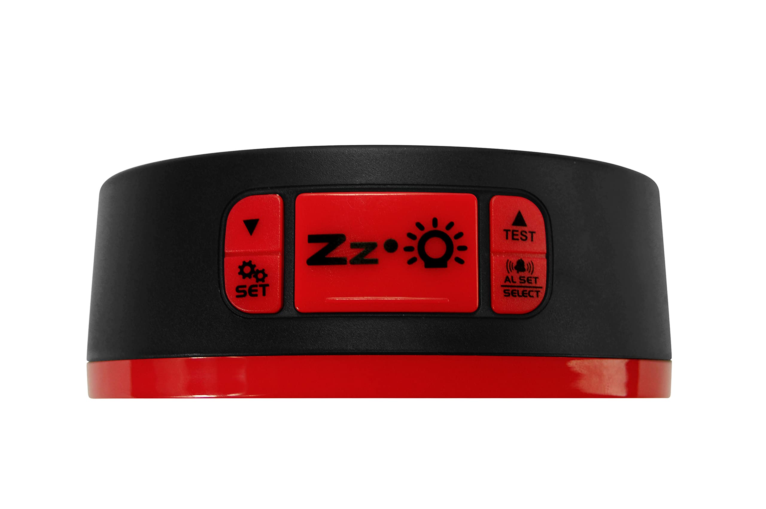 Sveglia Vibrante per non Udenti con Allarme Sonoro a 95dB e Flash Luminoso - Geemarc WAKE 'N' SHAKE Dynamite Sveglia Anche chi ha il Sonno Pesante - Porta di Ricarica USB - Versione IT