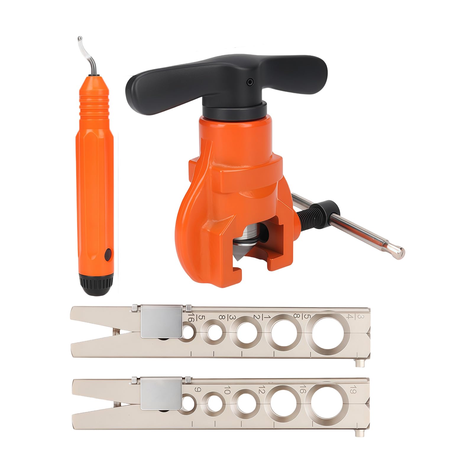 Tsophreniq 6-19Mm Tube Expander Reamer Flaring Tool Set Tube Expanders For Manufacture Maintenance Pressure Vessel Expanding Copper Pipe Expansion