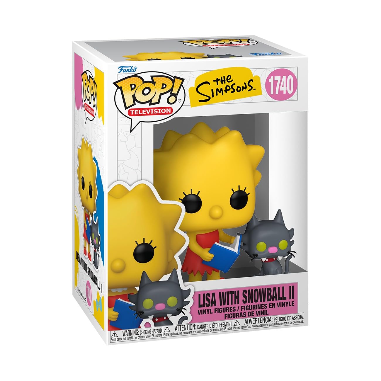 Funko Pop! & Buddy: The Simpsons - Lisa Simpson & Snow Ball - Collectable Vinyl Figure - Gift Idea - Official Merchandise - Toys for Kids & Adults - TV Fans - Model Figure for Collectors