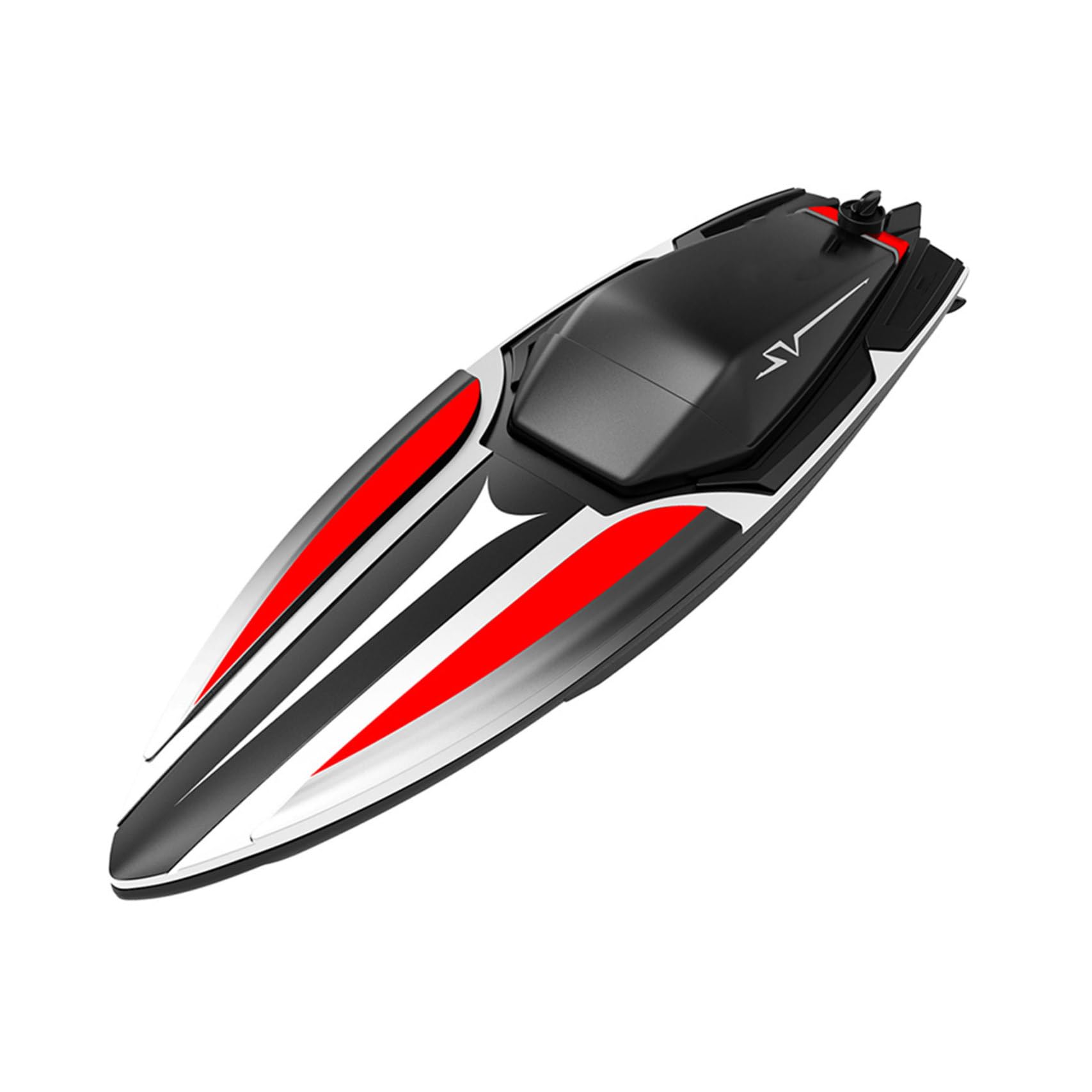 Uonlytech Barca Telecomandata a Doppia Propulsione ad Alta Velocità Motoscafo Elettrico Giocattolo Batteria al Litio 37V 1200mAh Giocattolo Barca per e Adulti Borsa Professionale per