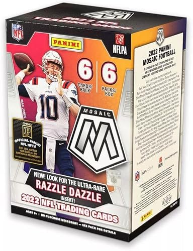 2022 Panini Mosaic Football Trading Cards Blaster Box (36 Cards/Box)