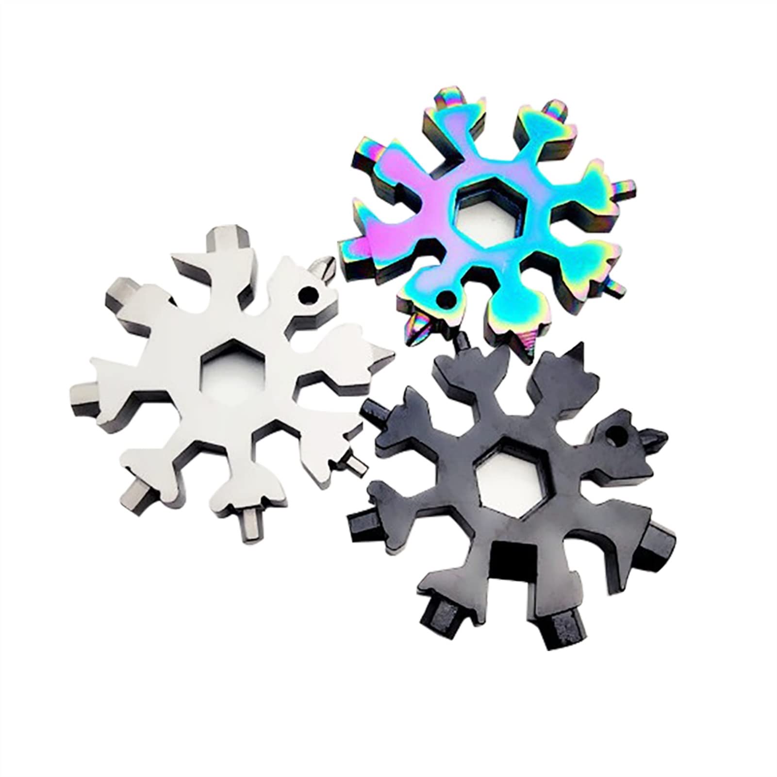 Schneeflocken-Schraubenschlüssel, Schneeflocken-Multitool, Schraubendreherschlüssel(Colour)