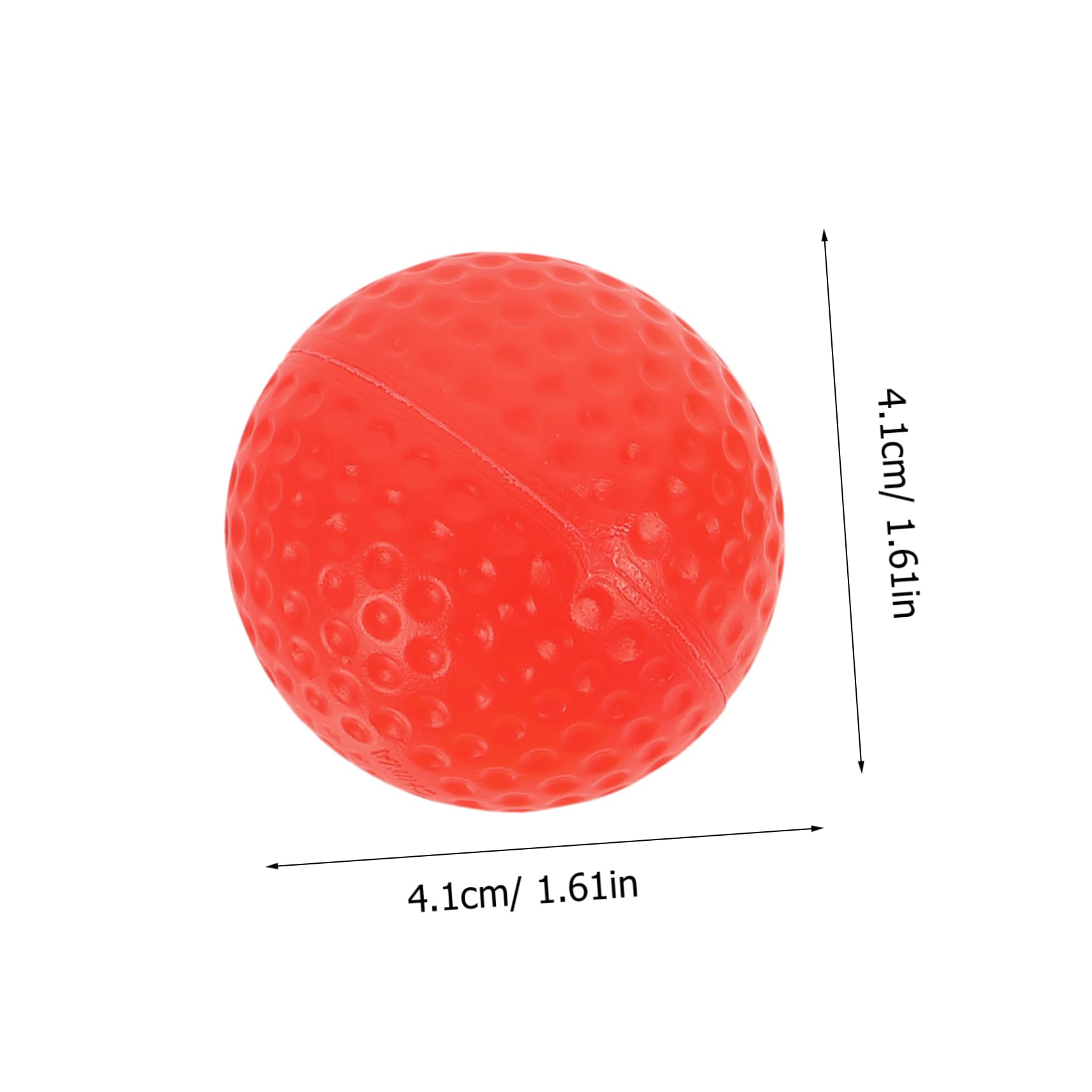 OSOLADY 36Pcs Plastic Golf Training Balls Lightweight Hollow Design for Indoor Swing Practice Golfing Supplies for Skill Development and Training Activities