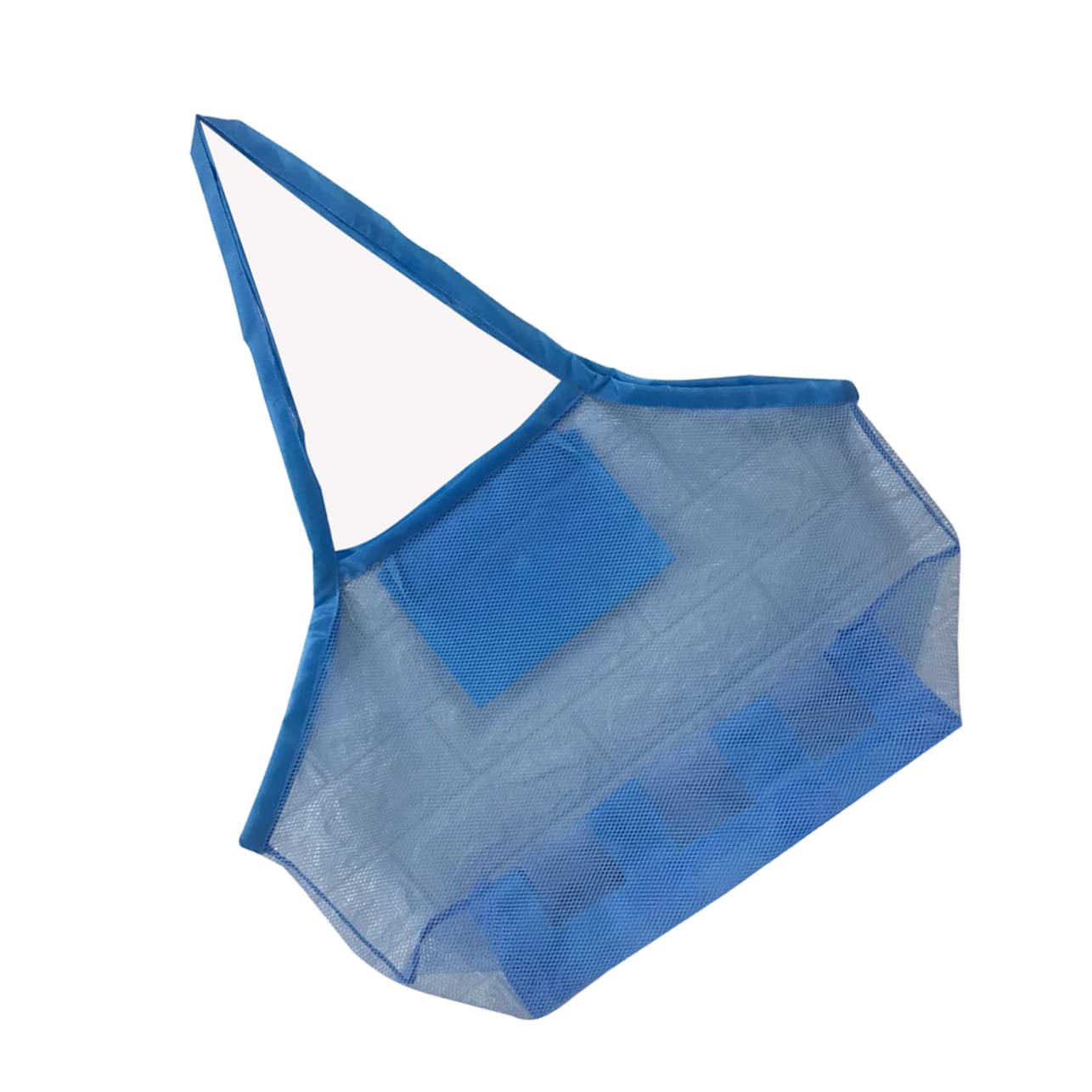 SOIMISS 3piezas Bolsa De Playa De Malla Para Niño Niña Tote Portátil Para Juguetes Para Actividades Al Aire Azul Oscuro y Aleatorio