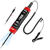 4-75V DC Automotive Test Light with Buzzer Sound, LCD Digital Light Tester with Voltmeter, Heavy Duty Circuit Tester with Illumination, Fuse Voltage Tester Auto Electrical Tool