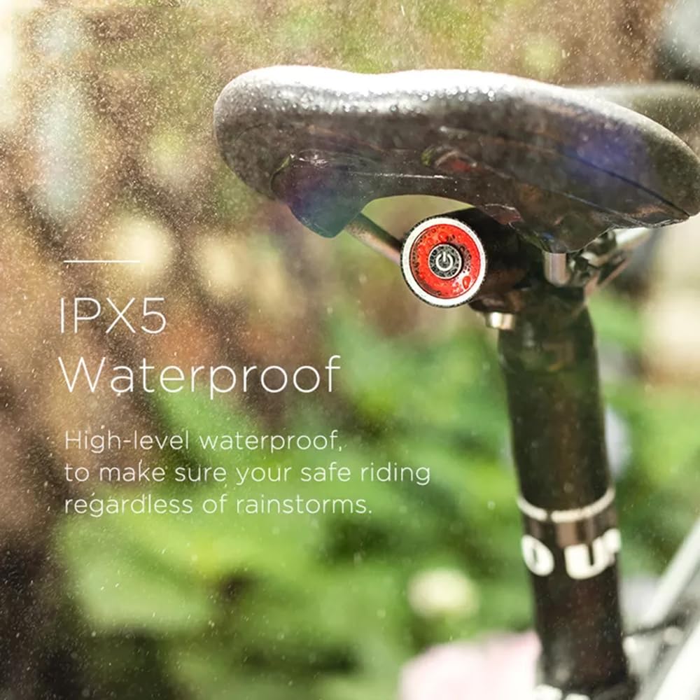 USB Charging Bike Tail Light Lantern Smart Brake Sensor Taillight MTB Road Cycle Rear LED Waterproof Bycicle Back Lights