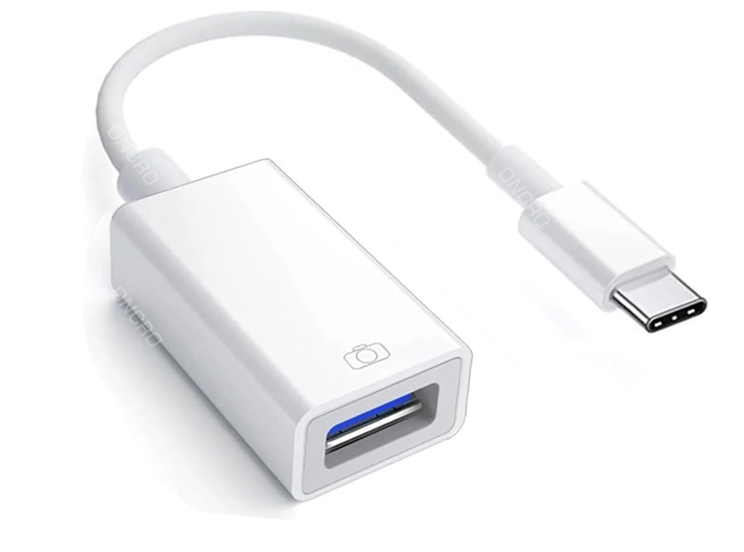 ONCRO® White Type C USB 3.0 OTG Adapter C to USB 3.0 OTG Cable i-Phone Wire i-OS Compatible with i-pad i-Phone 15 15pro Plus Max Mac-Book S22 S23 Samsung USB Flash Drive Keyboard Mouse Card Reader (B0CNQ322XK) Amazon Price History, Amazon Price Tracker