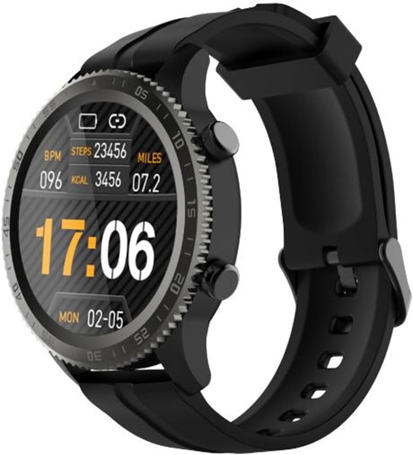 Oraimo Tempo W3 OSW-22NBLK Smart watch 1.28 inch round Black