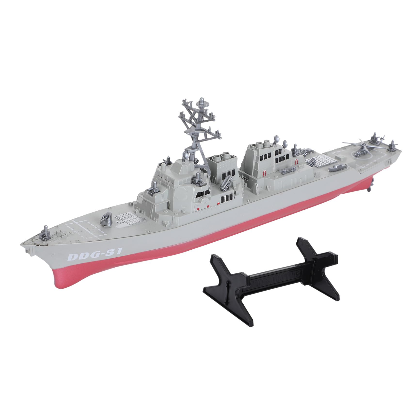Modèle de bateau militaire en plastique résistant ORFOFE pour décoration - 8
