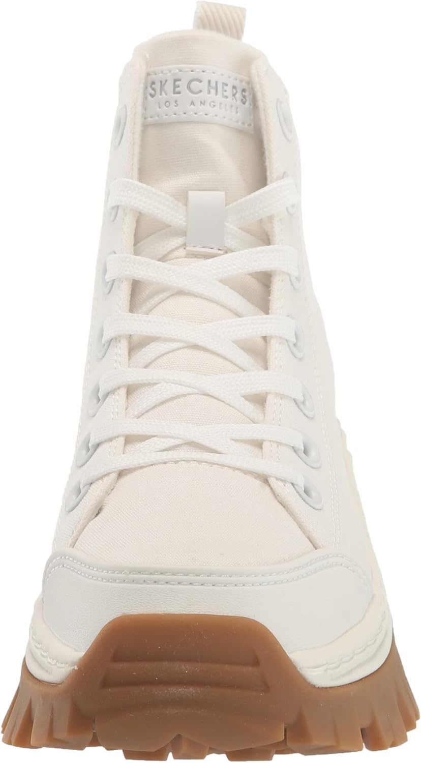 Skechers Street BloxFashion Shaker Tenis para Mujer, Blanco (Wht), 8