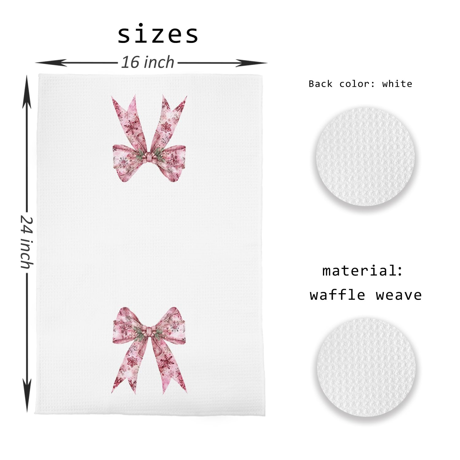 717-MJ-ZYJX Geschirrtücher Küchentuch – 40,6x61 Cm, Waffelstruktur, Ultra-saugfähig | Für Geschirr, Arbeitsplatten, Als Praktisches Geschenk