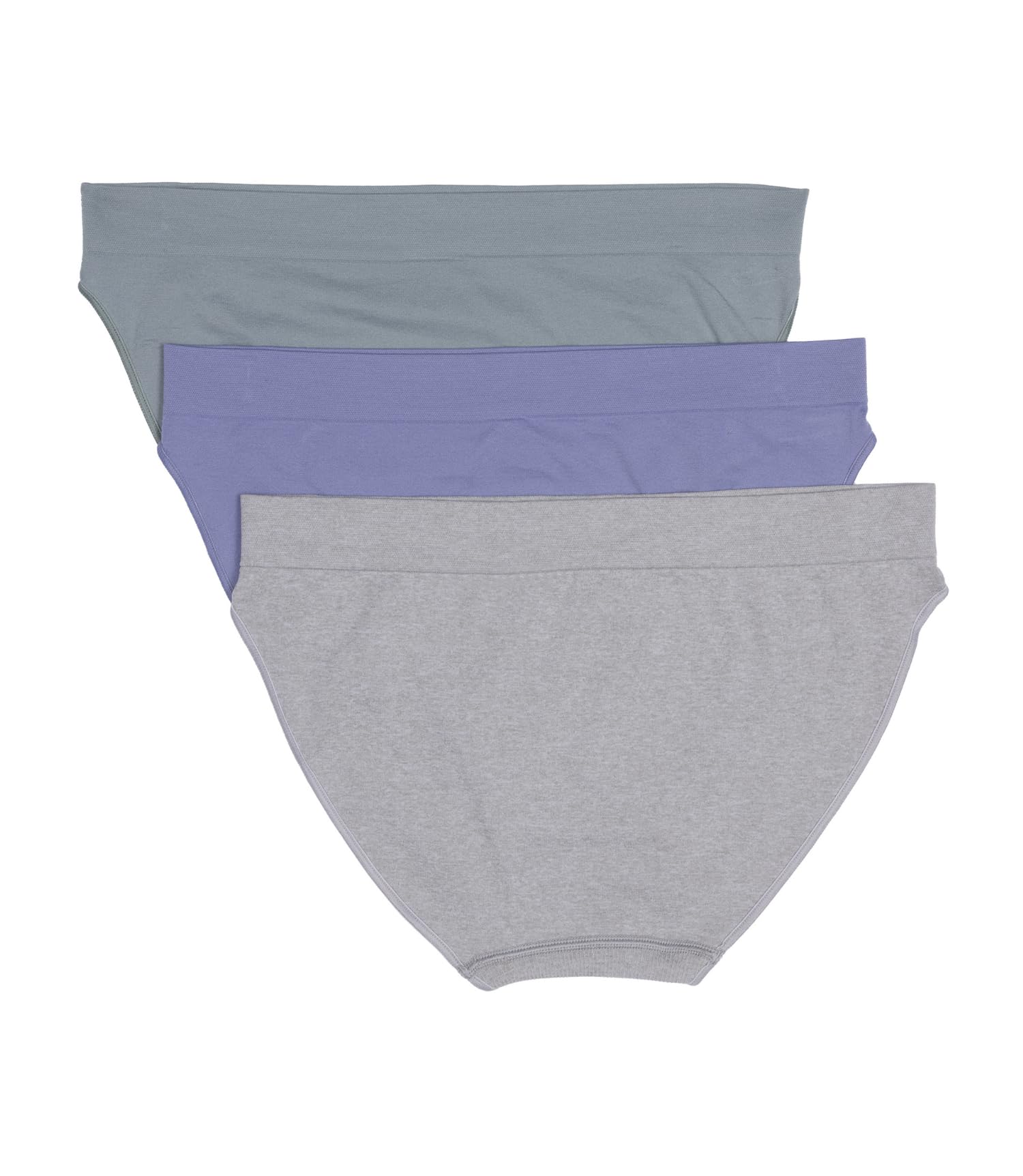 adidas Ropa interior de bikini sin costuras para mujer, paquete de 3