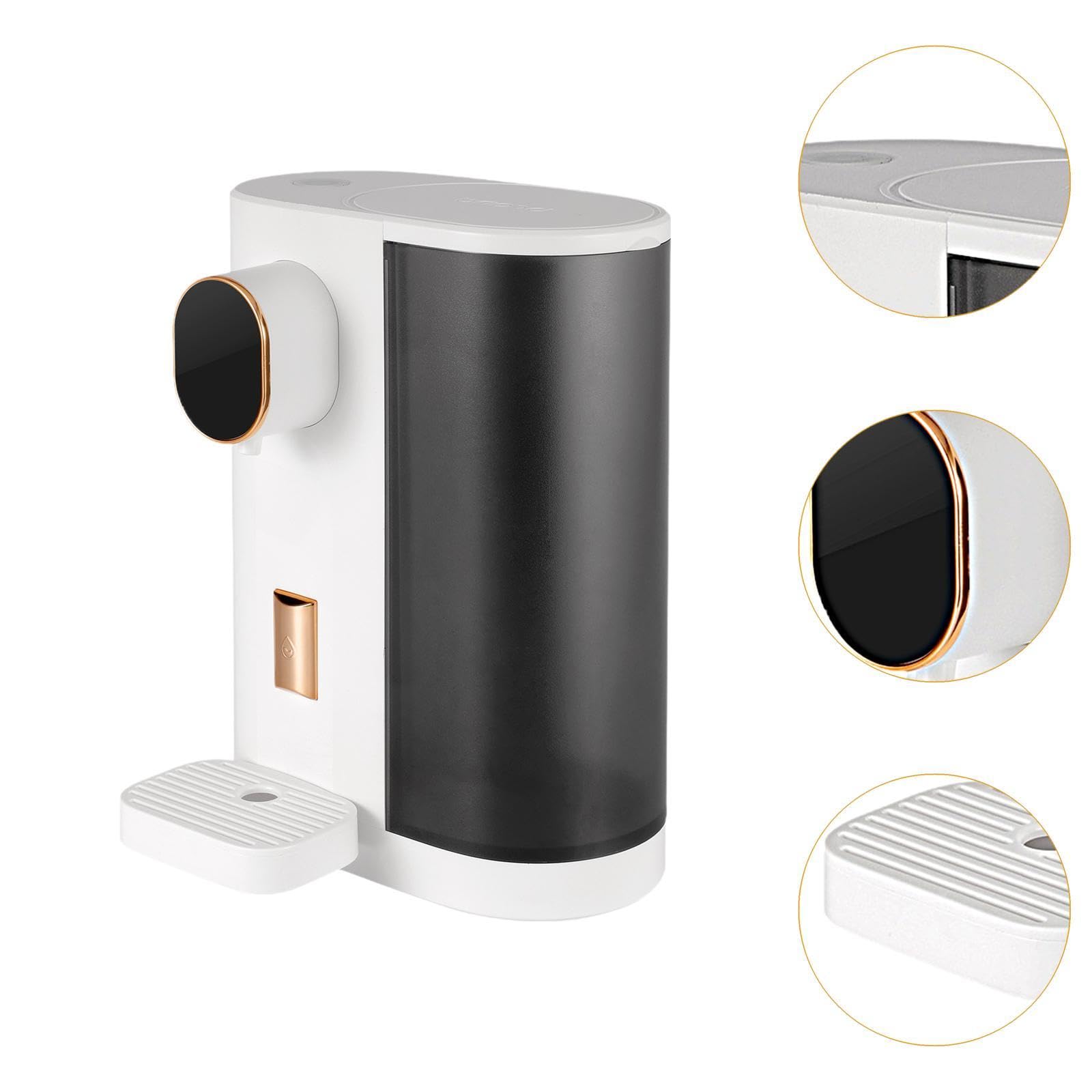 1 Dispensador Automático de Baño con Capacidad Ajustable, Ventana Visible, Depósito de 600 Ml, Instalación en Pared Y, Ada, Blanco, Individual