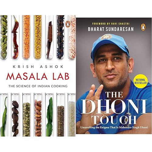 Masala Lab: The Science of Indian Cooking &amp; The Dhoni Touch: Unravelling the Enigma That Is Mahendra Singh Dhoni