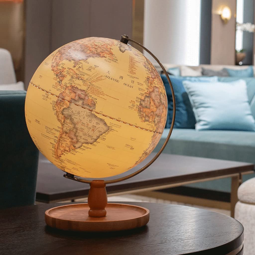 World Globe Ar Globe Lighting Globe Touch Lamp Vintage Antique