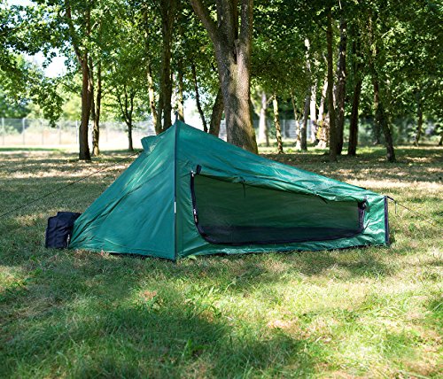 Semptec Urban Survival Technology Ultrakompaktes Rucksack-Tunnelzelt für 1 Person, 1.500 mm Wassersäule – Bild 8