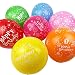 PeStary 100 Pcs 12" Latex Printed Happy Birthday Balloons for Party Decoration 10 Colors 2.8 Gram