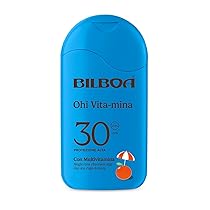 Bilboa Ohi Vita-mina Latte SPF 30, con Multivitamina, Meglio una Vita-Mina Oggi che una Ruga Domani, Resistente all’Acqua, Dermatologicamente Testato – 200 ml