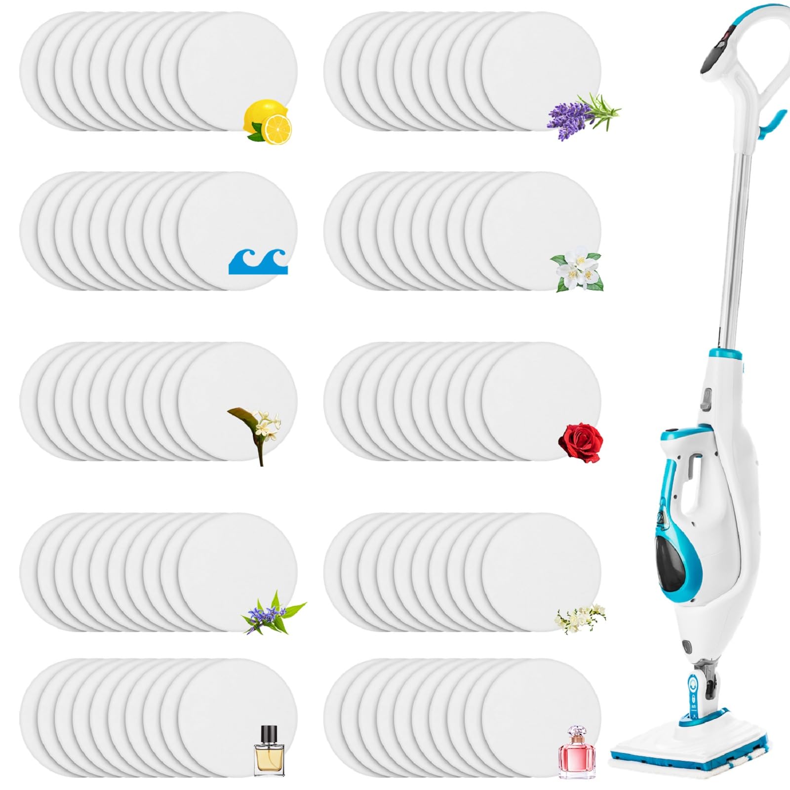 Sadnyy 100 Pcs Fragrance Disc Compatible with Bissell Steam Mop Scent