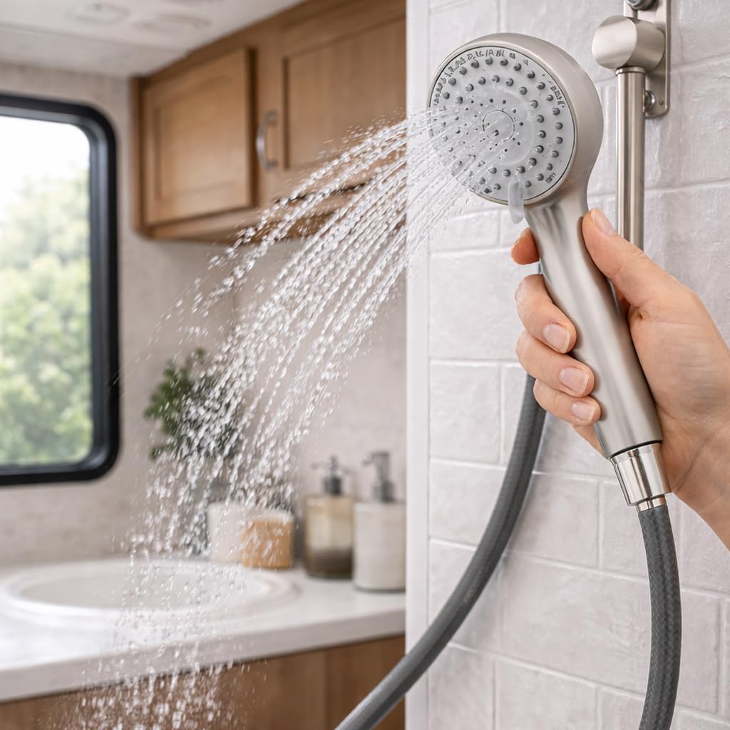 Empire Faucets CRD-UP-APS70N Deluxe Upgraded 3-Function Personal Shower Hose Kit - Brushed Nickel