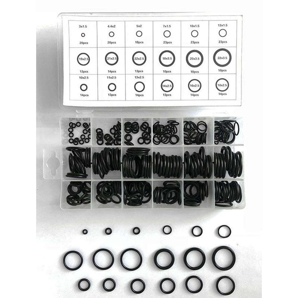 10 O-Ring In Gomma Nitrile 28x23x2.5mm - Guarnizioni Per Riparazioni Idrauliche, Nero - Foto 6